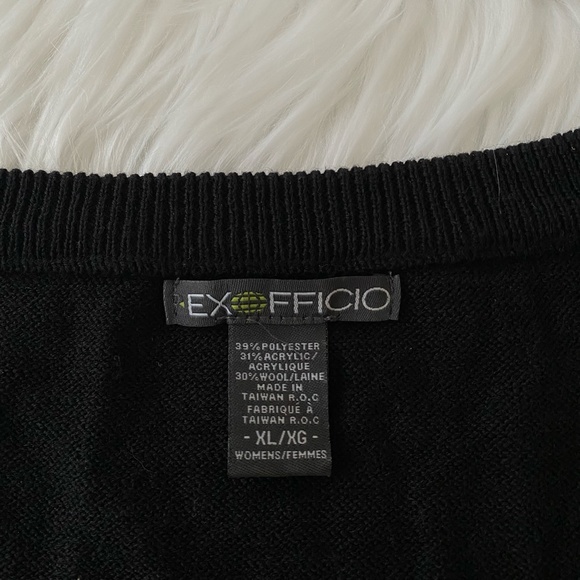Exofficio Black Knit Sweater - Picture 3 of 6